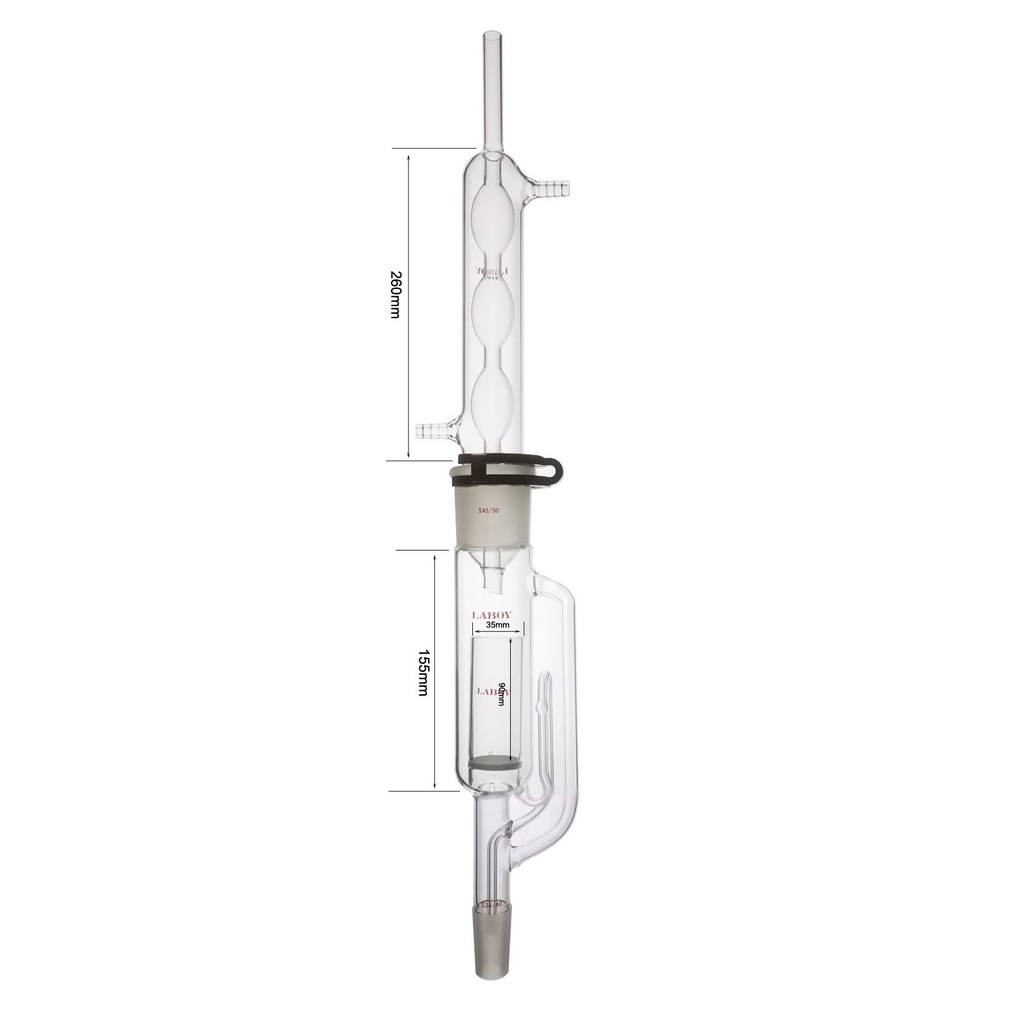 Laboy Glass Glass Soxhlet Extractor Set for Solid-Liquid Extraction