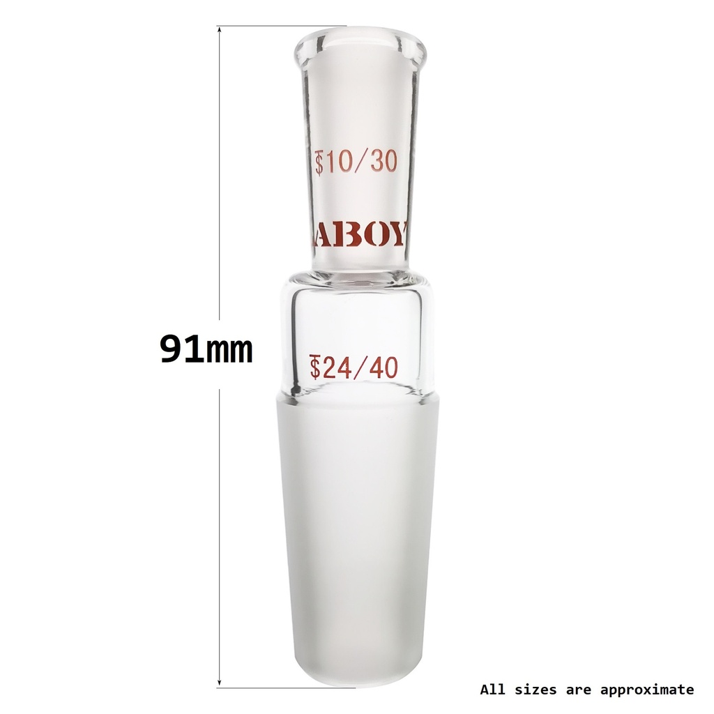 Laboy Glass Reducing Adapter Connecting Adapter Chemistry Lab Glassware