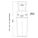 Laboy Glass Reducing Adapter Connecting Adapter Chemistry Lab Glassware