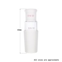 Laboy Glass Reducing Adapter Connecting Adapter Chemistry Lab Glassware