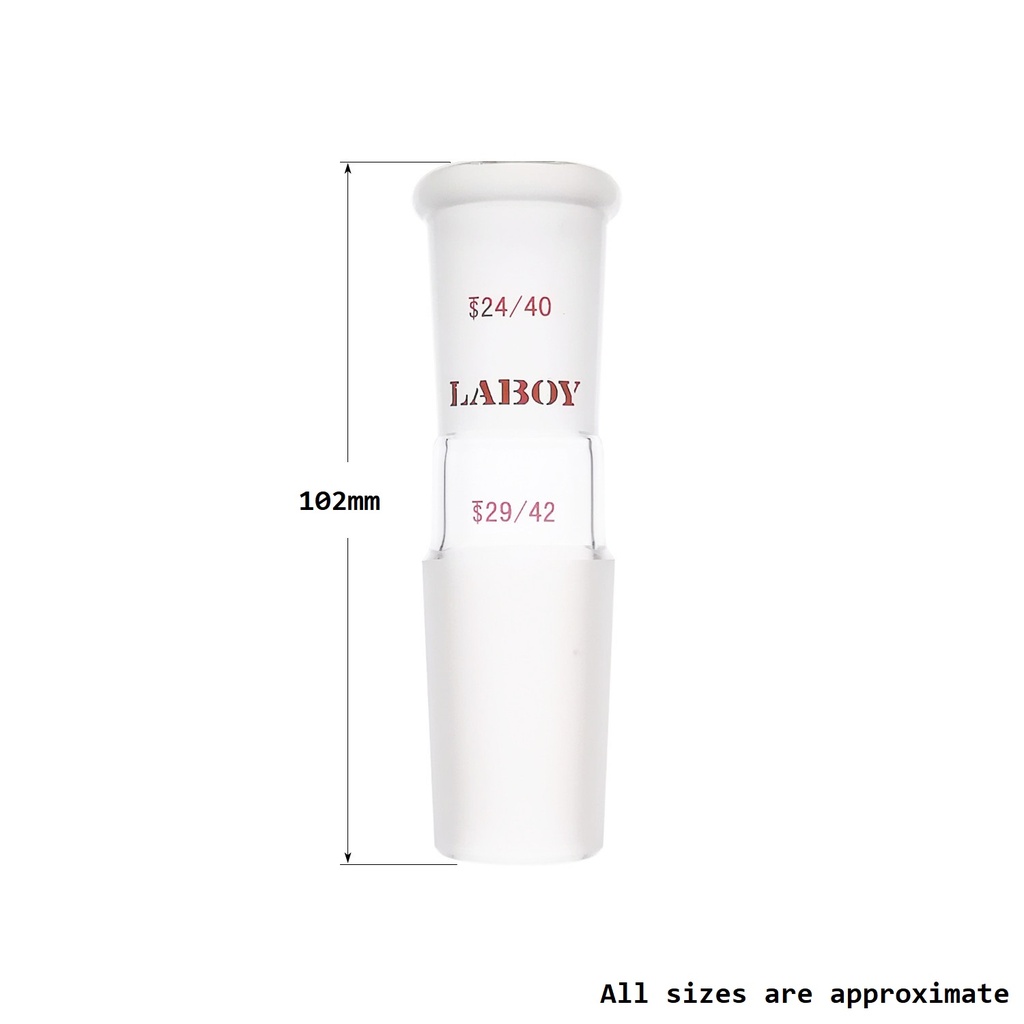 Laboy Glass Reducing Adapter Connecting Adapter Chemistry Lab Glassware
