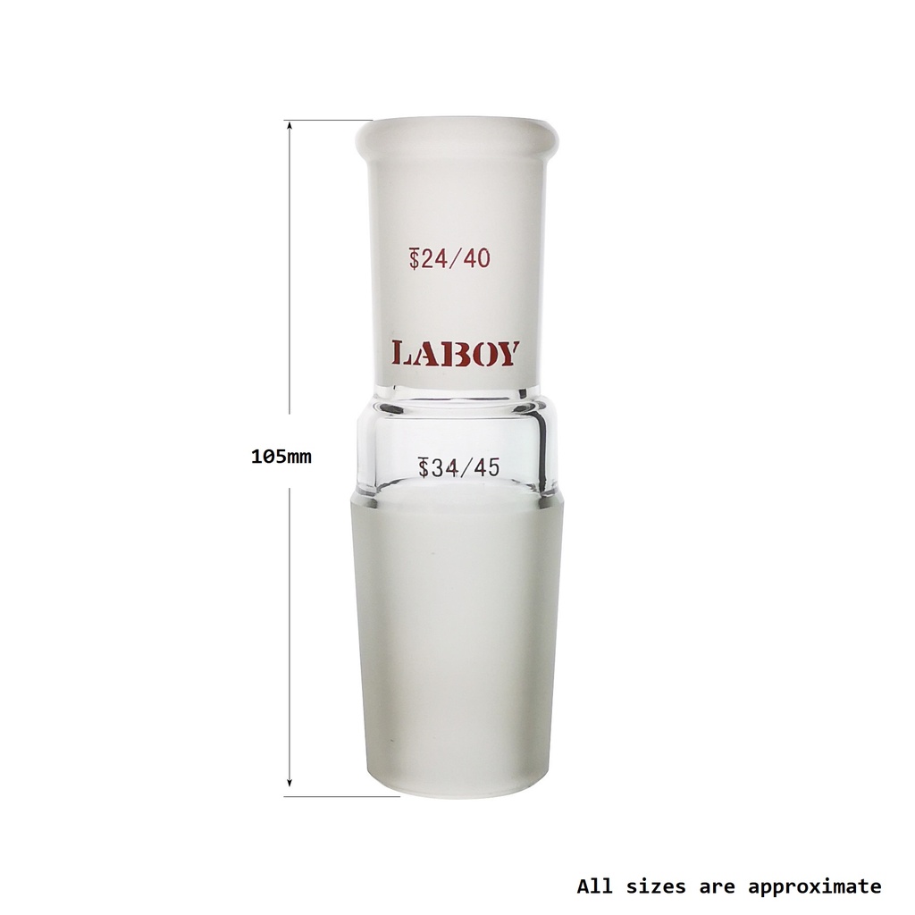 Laboy Glass Reducing Adapter Connecting Adapter Chemistry Lab Glassware