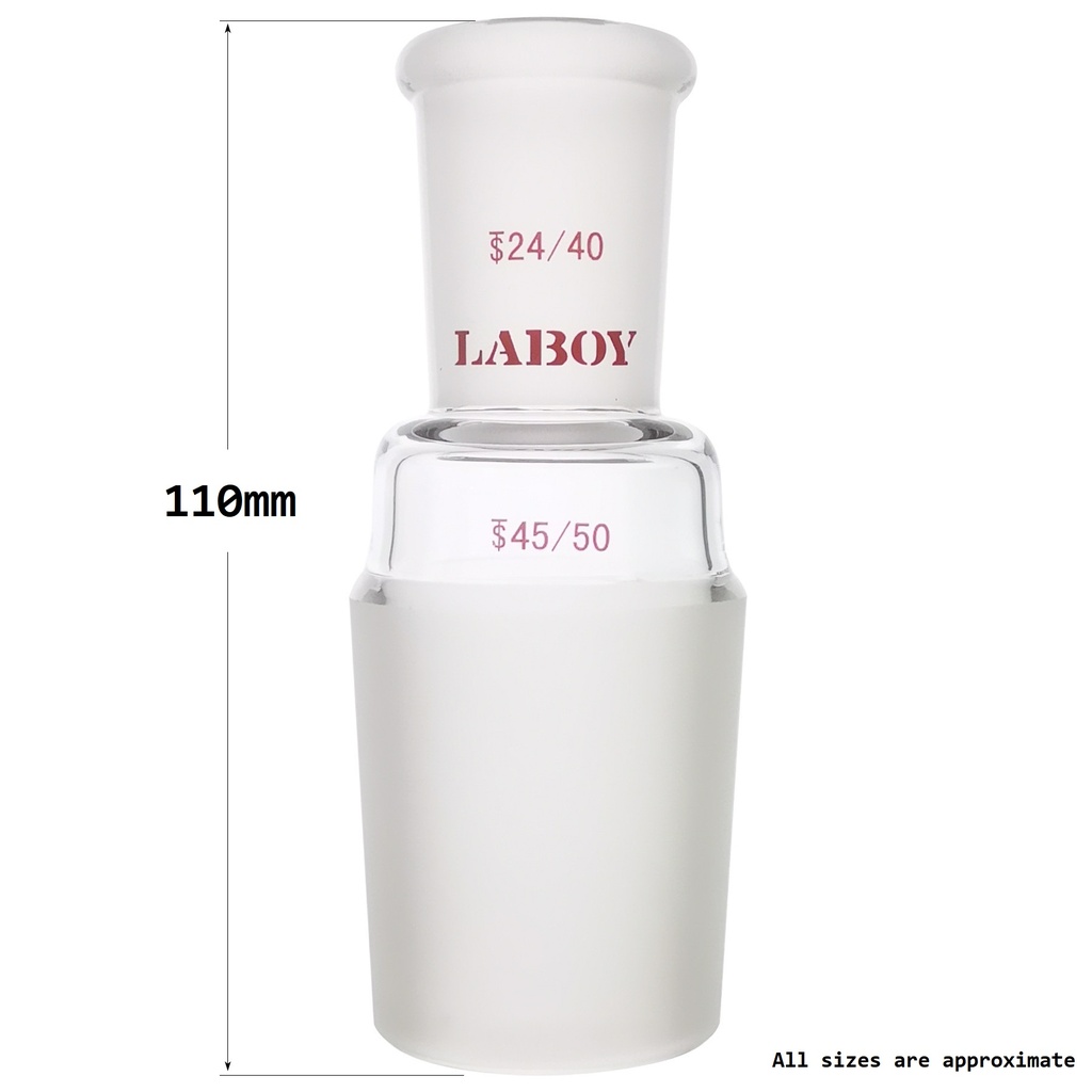 Laboy Glass Reducing Adapter Connecting Adapter Chemistry Lab Glassware
