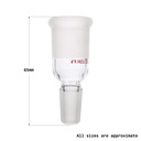 Laboy Glass Enlarging Adapter Connecting Adapter Chemistry Lab Glassware