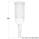 Laboy Glass Enlarging Adapter Connecting Adapter Chemistry Lab Glassware