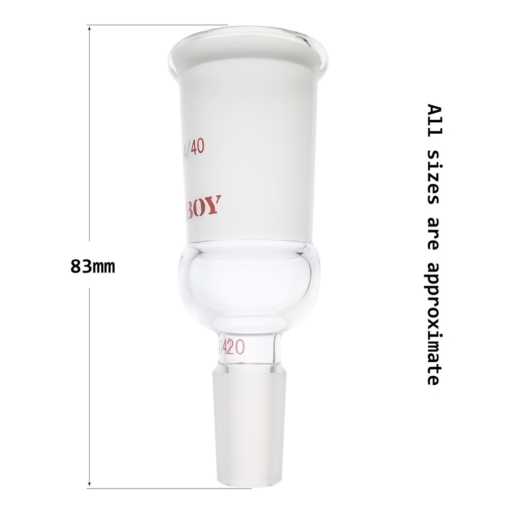 Laboy Glass Enlarging Adapter Connecting Adapter Chemistry Lab Glassware