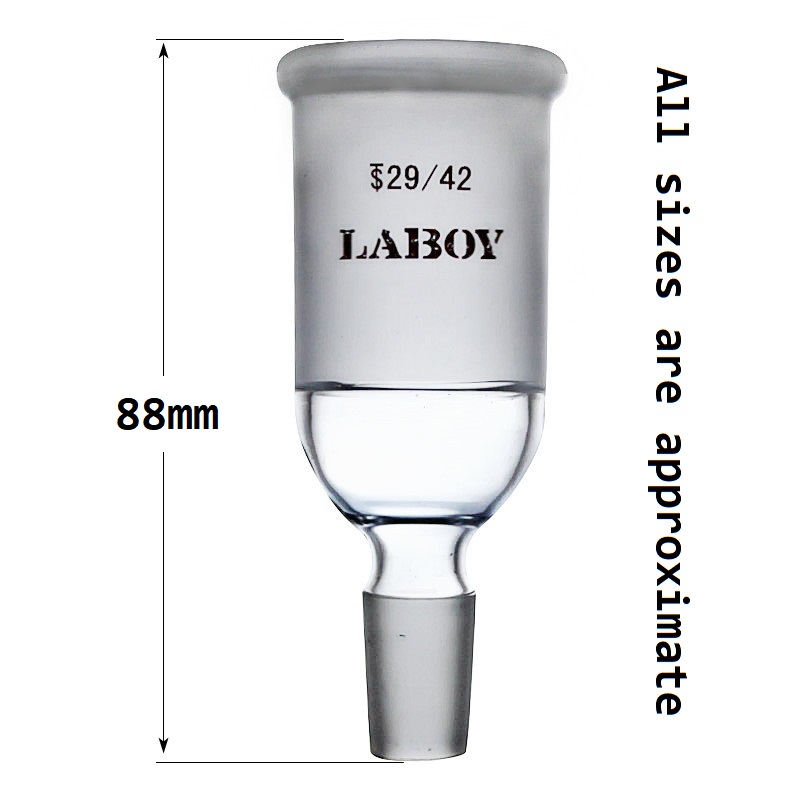 Laboy Glass Enlarging Adapter Connecting Adapter Chemistry Lab Glassware