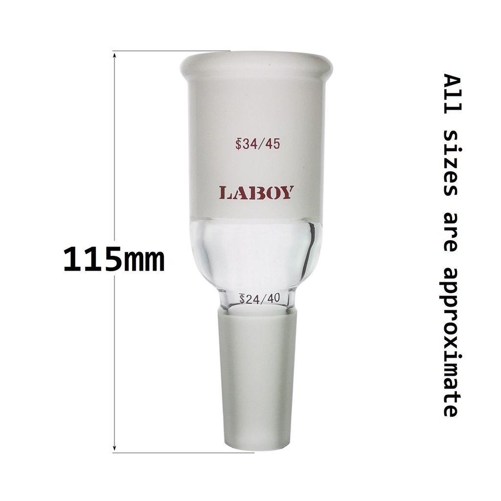 Laboy Glass Enlarging Adapter Connecting Adapter Chemistry Lab Glassware