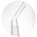 Laboy Glass Adapter With Curved Drip Tube and Standard Taper Joint