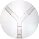 Laboy Glass Three-Way Connecting Adapter With Hooks