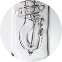 Laboy Glass Dimroth Reflux Condenser for Efficient Refluxing