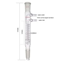 Laboy Glass Dimroth Reflux Condenser for Efficient Refluxing