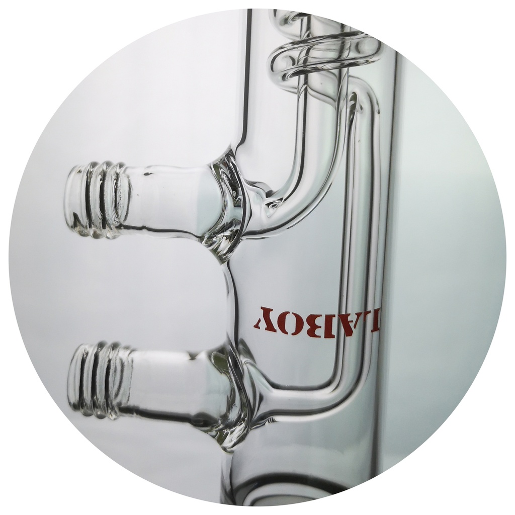 Laboy Glass Reflux Condenser With Removable Hose Connections
