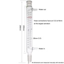 Laboy Glass Coiled Condenser for Efficient Distillation and Reflux