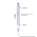 Laboy Glass Coiled Condenser for Efficient Distillation and Reflux