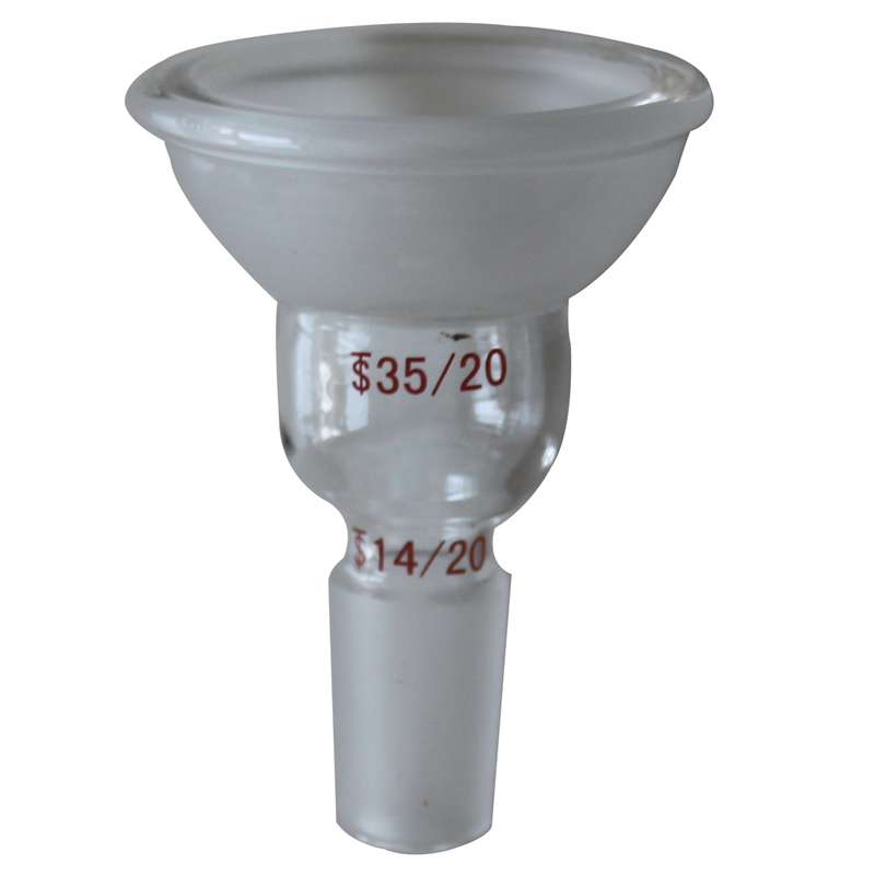 Laboy Glass Connecting Adapter With 35/20 Socket Joint And 14/20 Taper Joint