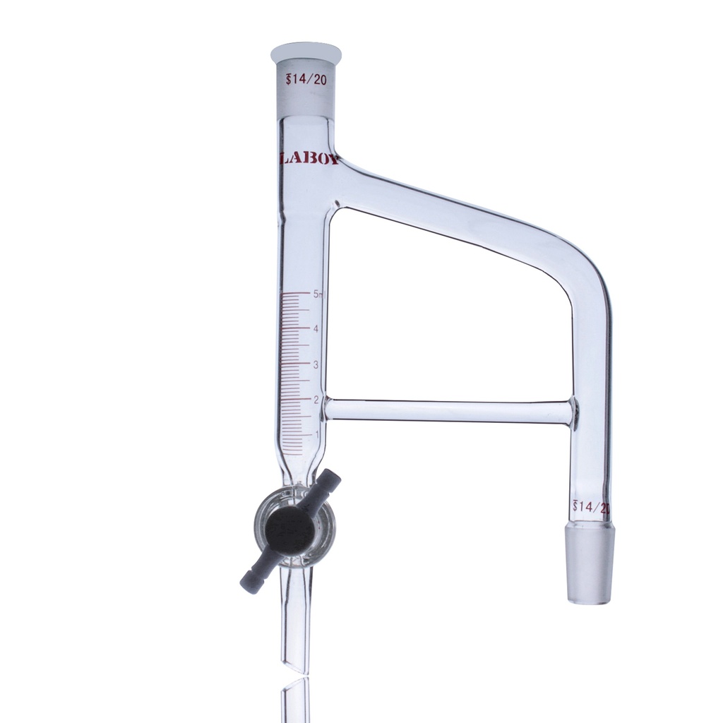 Laboy Glass Dean Stark Apparatus for Precise Water Removal in Organic Chemistry
