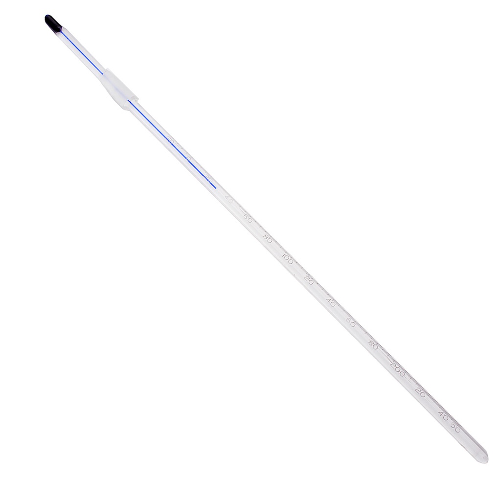 Laboy Glass Kerosene Thermometer With 10/18 Joint Temp Range -20 To 250 Degree Celsius
