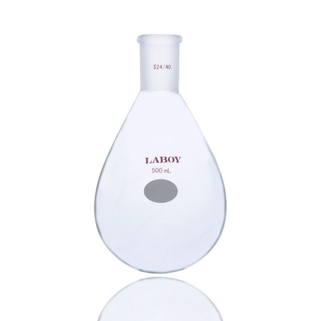 Laboy Glass Recovery Flask with Standard Taper Ground Glass Joint