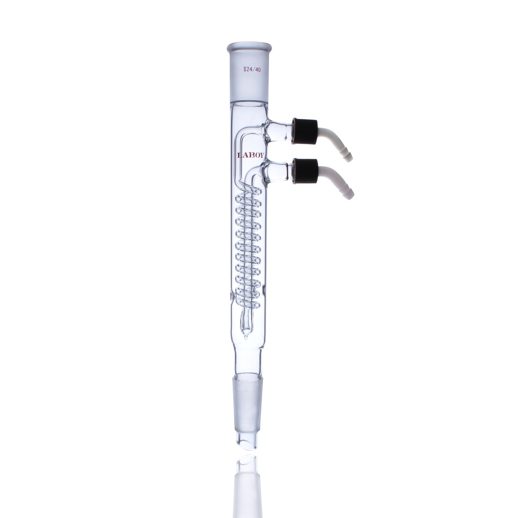 Laboy Glass Reflux Condenser With Removable Hose Connections