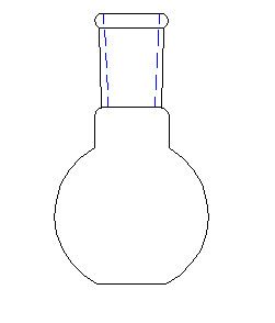 Laboy Glass Single Neck Flat Bottom Flask with Standard Taper Joint