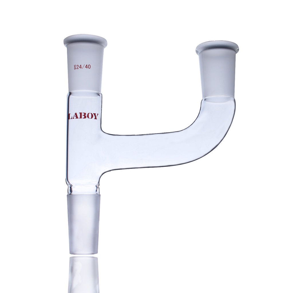 Laboy Glass Three-Way Claisen Adapter Lab Glassware