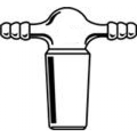 Laboy Glass Vacuum Inlet Adapter With Two Hose Connections