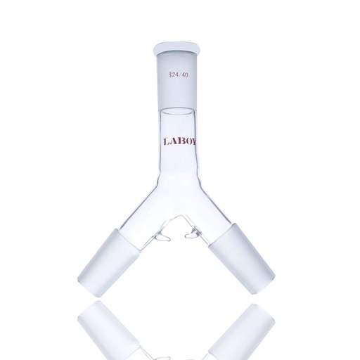 Laboy Glass Three-Way Connecting Adapter With Hooks