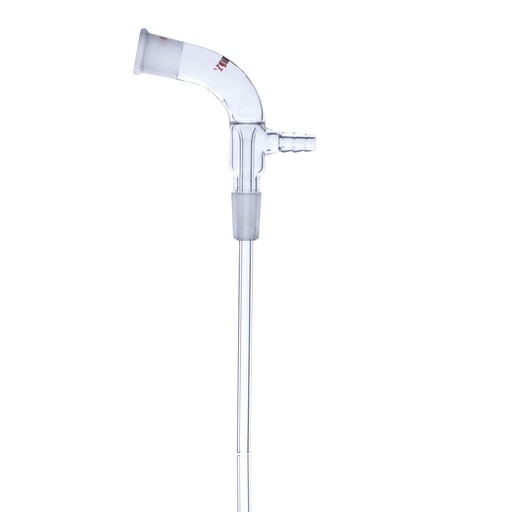Laboy Glass Vacuum Take-Off Adapter 105-Degree Bent for Precise Vacuum Distillation