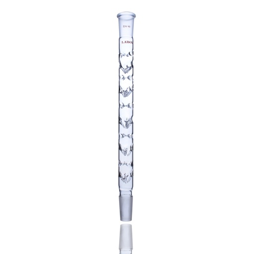 Laboy Glass Vigreux Fractionating Column for Organic Chemistry Fractional Distillation




