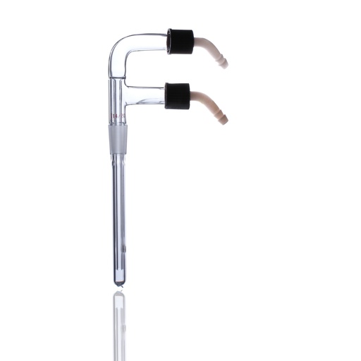 Laboy Glass Laboy Glass Cold Finger Reflux Condenser for Precise Temperature Control With Removable Hose Connections