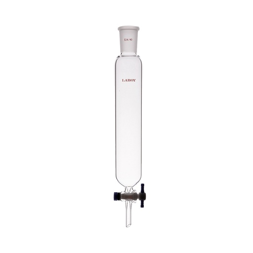 Laboy Glass Chromatography Column with PTFE Stopcock