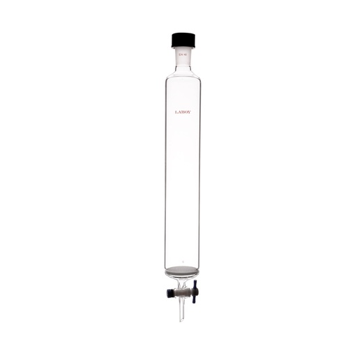 Laboy Glass Chromatography Column with Rodaviss Joints and Fritted Disc