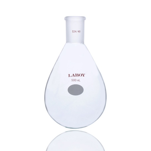 Laboy Glass Recovery Flask with Standard Taper Ground Glass Joint