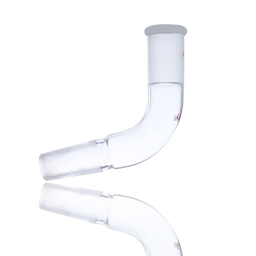 [HMA018301] Laboy Glass Distillation Adapter 105 Degree Bent With 24/40 Outer And Inner Joint