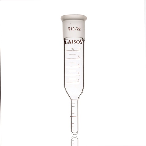 [HMCD1910] Laboy Glass Graduated Concentrator Tube 10ml 100mm In Height With 19/22 Joint