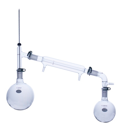[HMDK001] Laboy Glass Simple Distillation Apparatus For Organic Chemistry Lab Glassware Set With 24/40 Joints
