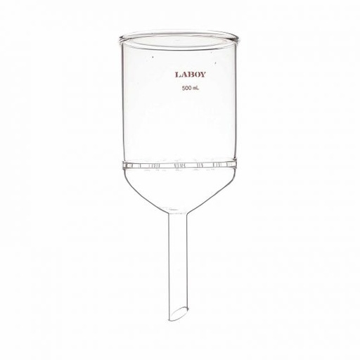[HMF030803] Laboy Glass Buchner Filter Funnel With 90mm O.D.Perforated Plate 500ml